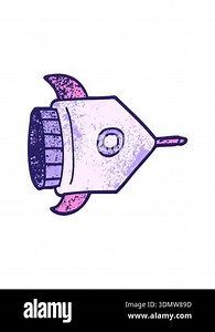 shivering motion animation of cartoon doodle spaceship Stock Video Footage - Alamy