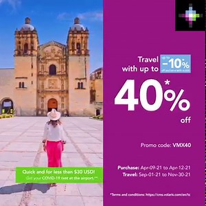 1.8K views · 47 reactions | Save up to 40% on your next flight and say YES to adventure  Book today: https://bit.ly/2OyZhJs ✈️ | Volaris | Facebook