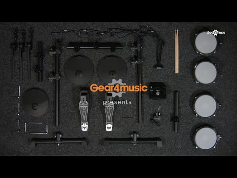How to build the Digital Drums 400X Compact Mesh Electronic Drum Kit | Gear4music