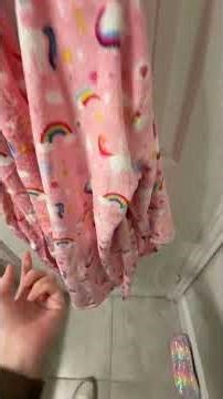 Kids Little Girls Cartoon Hooded Bathrobe Toddler Robe Pajamas Sleepwear