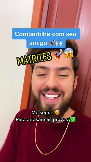 Resumo completo de MATRIZES ✅💕 #aprendanotiktok #dicasdeestudos #aulasonline #professor #enem #educacao #resumos #concurso #vestibular #matematica