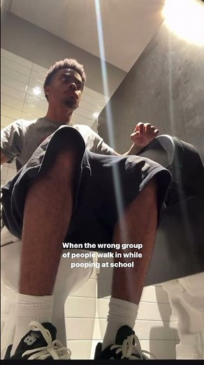 Pooping at school