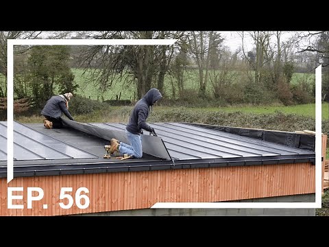 We put profiled steel sheets on the roof and it’s gorgeous!