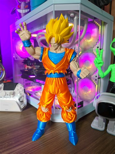 Impressão 3D de Goku Gigante: Confira o Resultado!