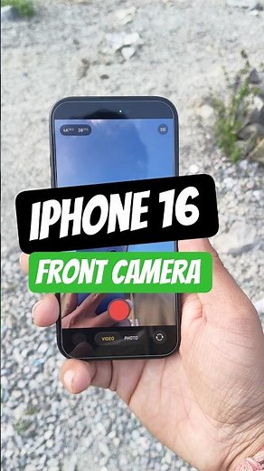 iPhone 16 Front Camera Test — Photos and Video Quality 🔥🔥🔥