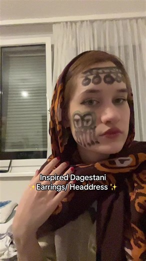 it was a bit tricky to draw them with cheap makeup pencils #caucasian#dagestan#northcaucasus#viral