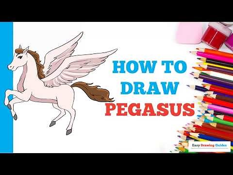 How to Draw Pegasus in a Few Easy Steps: Drawing Tutorial for Beginner Artists
