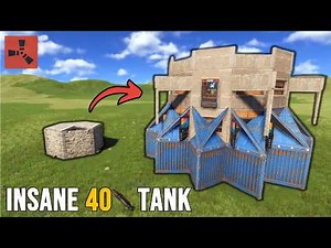 Tank v4 - An *Insane* Solo/Duo Circle Base Design in Rust (Console + PC Rust)