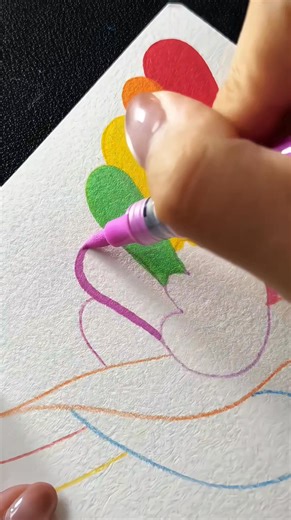 Asmr satisfying coloring chicken #drawing #coloring #chicken | Mi Yu