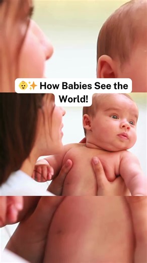 Parenting Genie on Instagram: "👶✨ How Babies See the World! Did you know newborns see the world a little differently? 🤯 At birth, their vision is blurry, focusing best 8–12 inches away—just enough to lock eyes with you during feeding! 🥰 🖤 High Contrast Love: Babies are drawn to black & white patterns more than colors. 🎨 Red comes next, and by 3–4 months, they can enjoy the full rainbow 🌈 👁️ Depth & Focus: Around 3 months, babies start coordinating their eyes for depth perception, and by 6