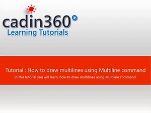 How to Draw multilines using AutoCAD Multiline command