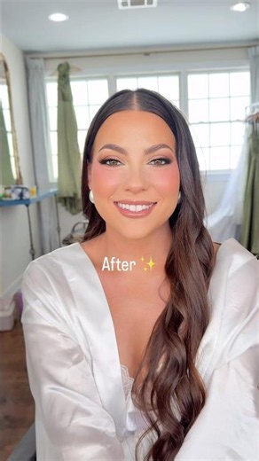 Trusting the process✨ Bridal glam for my beautiful bride 🤍