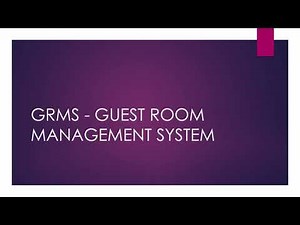 ELECTRICAL ENGINEERING V001 - GUEST ROOM MANAGEMENT SYSTEM -GRMS