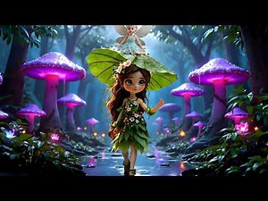 Broken Leaf Umbrella 🍃 | Flower Nymph & Pixie Learn to Work Together | Fantasy Animation.