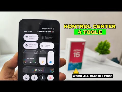 Kontrol center 4 togle work hyper os 3 xiaomi / poco
