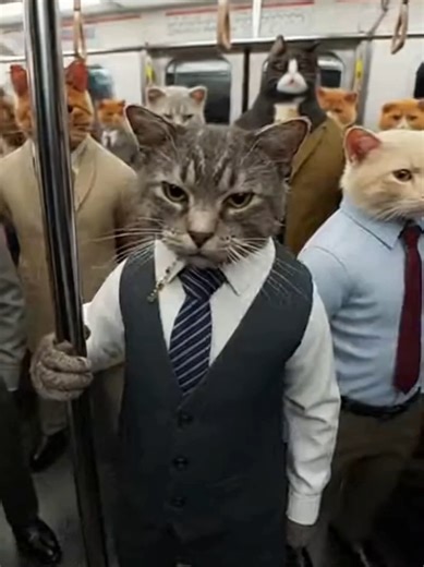 Subway cypher goes crazy 🐱🎤🚇