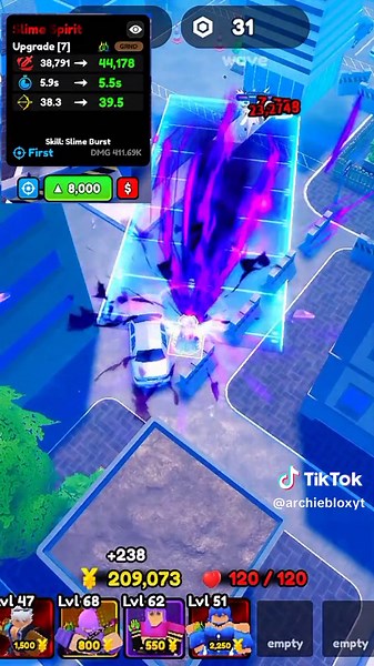 SLIME SPIRIT/ RIMURU SHOWCASE! Leaderboard Unit! #Roblox #AnimeDefenders