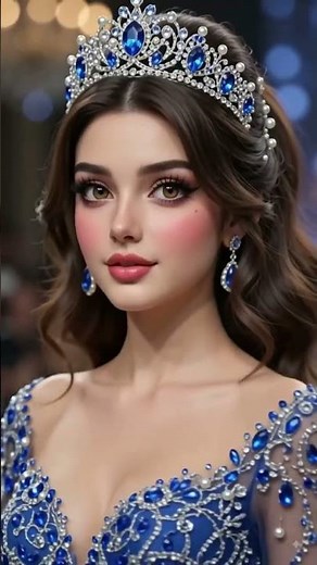 Royal Blue Embroidered Evening Gown ✨ | Bridal & Party Wear Look