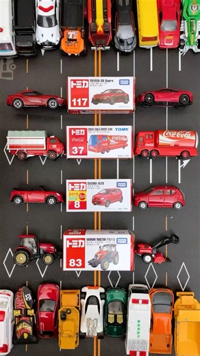 Pick the Red Car That Matches🚗❤️ Matching Tomica with Box