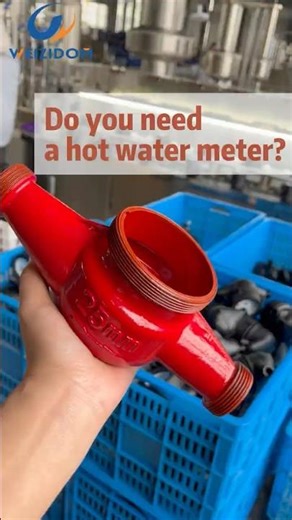 Built for Hot Water: The Iron Housing of a WEIZIDOM Multi-Jet Meter #smart water meter manufacturer