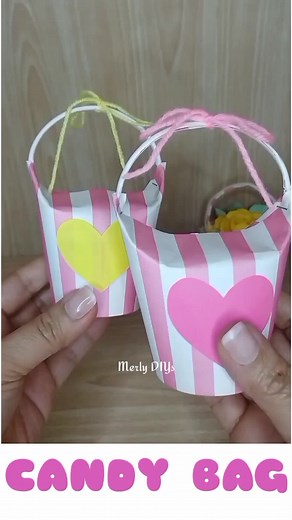 DIY Candy Bag and Unicorn Paper Cup Goodie Bag Ideas