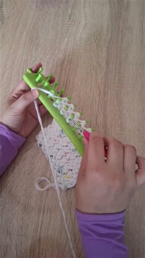 knitting loom for beginners step by step #knitting #scarf