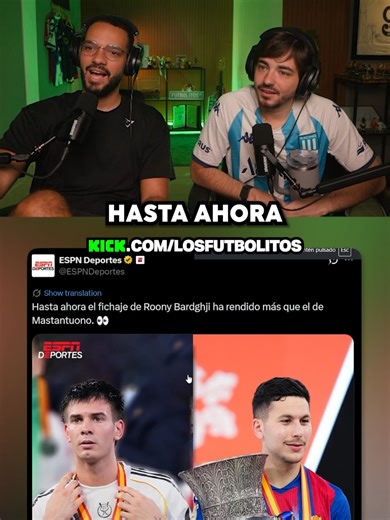 BARDGHJI or MASTANTUONO in Football Highlights?