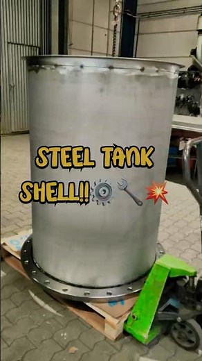 How We Make a Cylindrical Tank Shell with Welded Flange💥