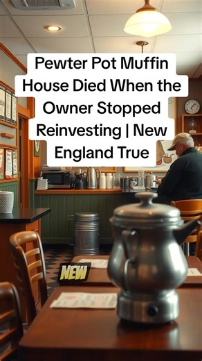 Pewter Pot Muffin House Died When the Owner Stopped Reinvesting | New England True New England True, Pewter Pot Muffin House, New England breakfast chains, vintage muffin houses, Cambridge restaurants, Massachusetts food nostalgia #NewEnglandTrue #NostalgiaNE #FoodNostalgia #PewterPot #BreakfastChains Pewter Pot Muffin House was a Massachusetts breakfast chain known for its muffins, pewter coffee pots, and traveling muffin man murals before poor reinvestment led to its final closure in 1996.
