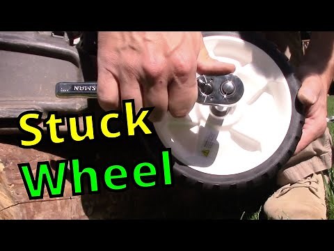 Toro self propelled stuck wheel fix.