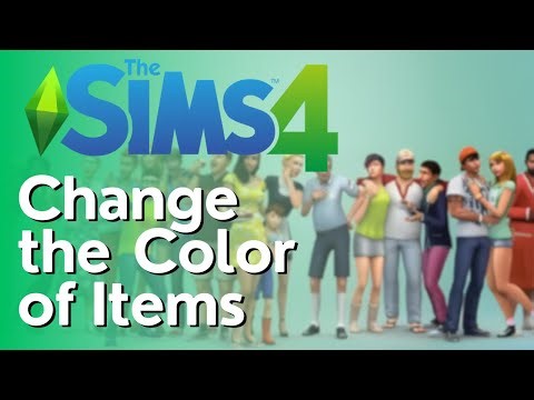 How to Change the Color of Items in Sims 4