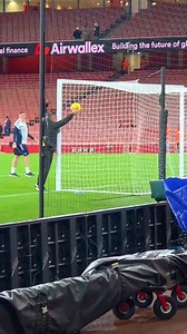 Premier League officials checking the goal line technology at the Emirates Arsenal vs Brentford | Andy's Football highlights