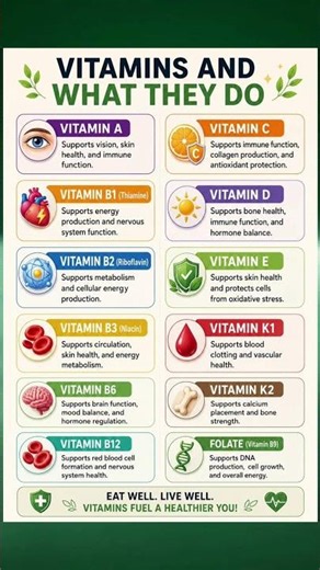 Essential Vitamins and Their Benefits: The Complete Guide to Better Health