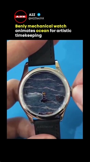 This Genius Watch Replaced Standard Hands With A Moving Storm