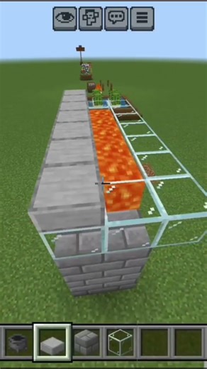 Easy Lava Farm Tutorial | Minecraft PE #shorts #shortsfeed #minecraft #gaming #minecraftpe