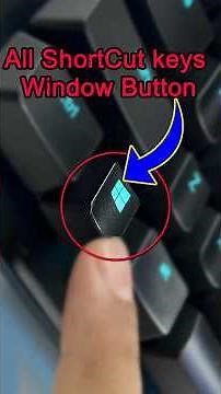 Must-Know Windows Button Shortcuts #ComputerBasics #ShortcutKeys