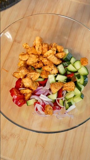 Gyros salad for weight loss! #weightloss #diet #highprotein