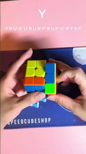Learn PLL algs with me: Y perm #speedcubing