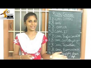 B.com Courses |Type of B.com course|Indru Oru Information|