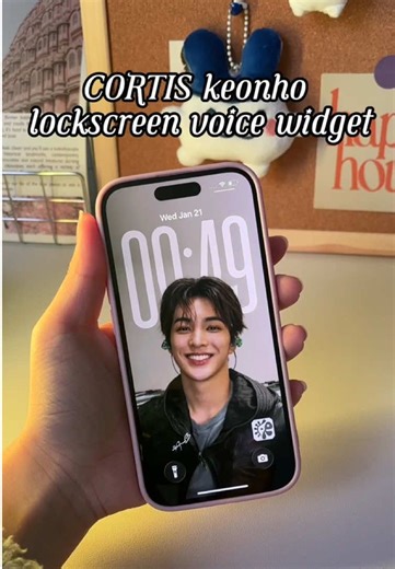 Tap to hear CORTIS Keonho’s voice 🥹 TUTORIAL Imagine hearing Keonho’s voice every time you check your phone 🫶Made this CORTIS-themed setup with a Voice Widget, Animation, and cortis Wallpaper. The tutorial is in the video—easy enough for any fan!#cortis #keonho #wallpaper #lockscreen #kpop