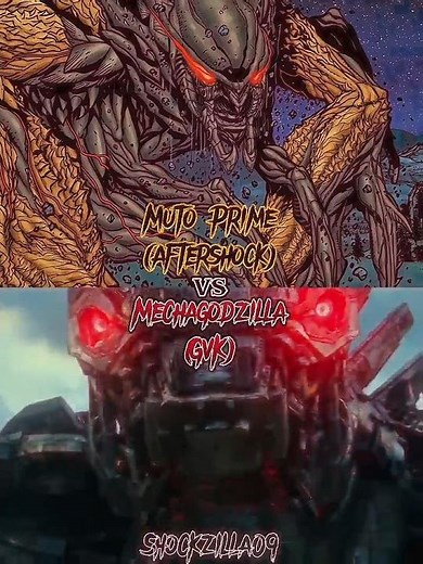 Mechagodzilla (GVK) vs Muto Prime (Aftershock) |#godzillavskong #mutoprime