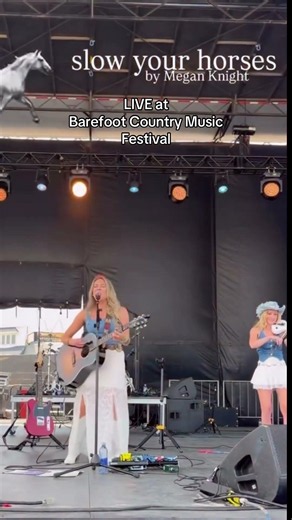 Slow Your Horses LIVE at Barefoot Country Music Festival - Megan Knight Band