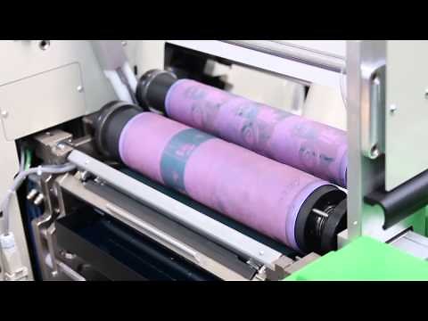 Automatic flexo printing machine live 3 min demo