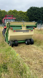 Amazone GHS Drive 1800 flail collector making light work of a long grass meadow 😎🌱 #amazone #groundkeeper #flail #mower | Farmhand LTD