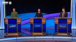 14 high-stakes games have brought us here ... the #JeopardyMasters semifinals! Only James Holzhauer, Andrew He, Matt Amodio and Mattea Roach remain. Watch them battle it out tonight at 8/7c on ABC! | Jeopardy!