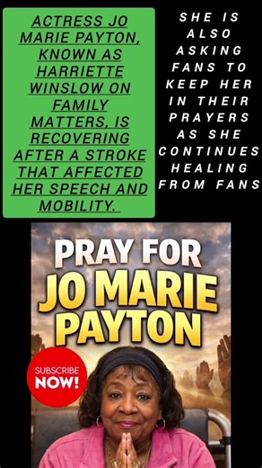 Truth today: let us pray for Jo Marie Payton, God will cure her 😭🙏#shortsfeed #shortfeed