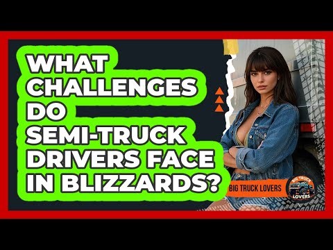 What Challenges Do Semi-truck Drivers Face In Blizzards? - Big Truck Lovers