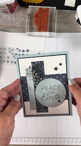 149K views · 2.8K reactions | A stunning yet simple card that can utilize those thin strips of DSP you have laying around! Not to mention nothing says Christmas like a little glitter! #stampinup #papercrafting #cardtutorial | Tarabeth Stamps | Facebook