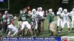 Players, coaches, fans brawl