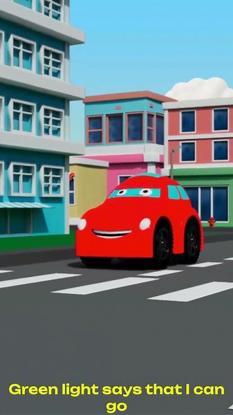 🚦 Beep Beep Car Song for Toddlers 👶 ‪@bambolukids‬